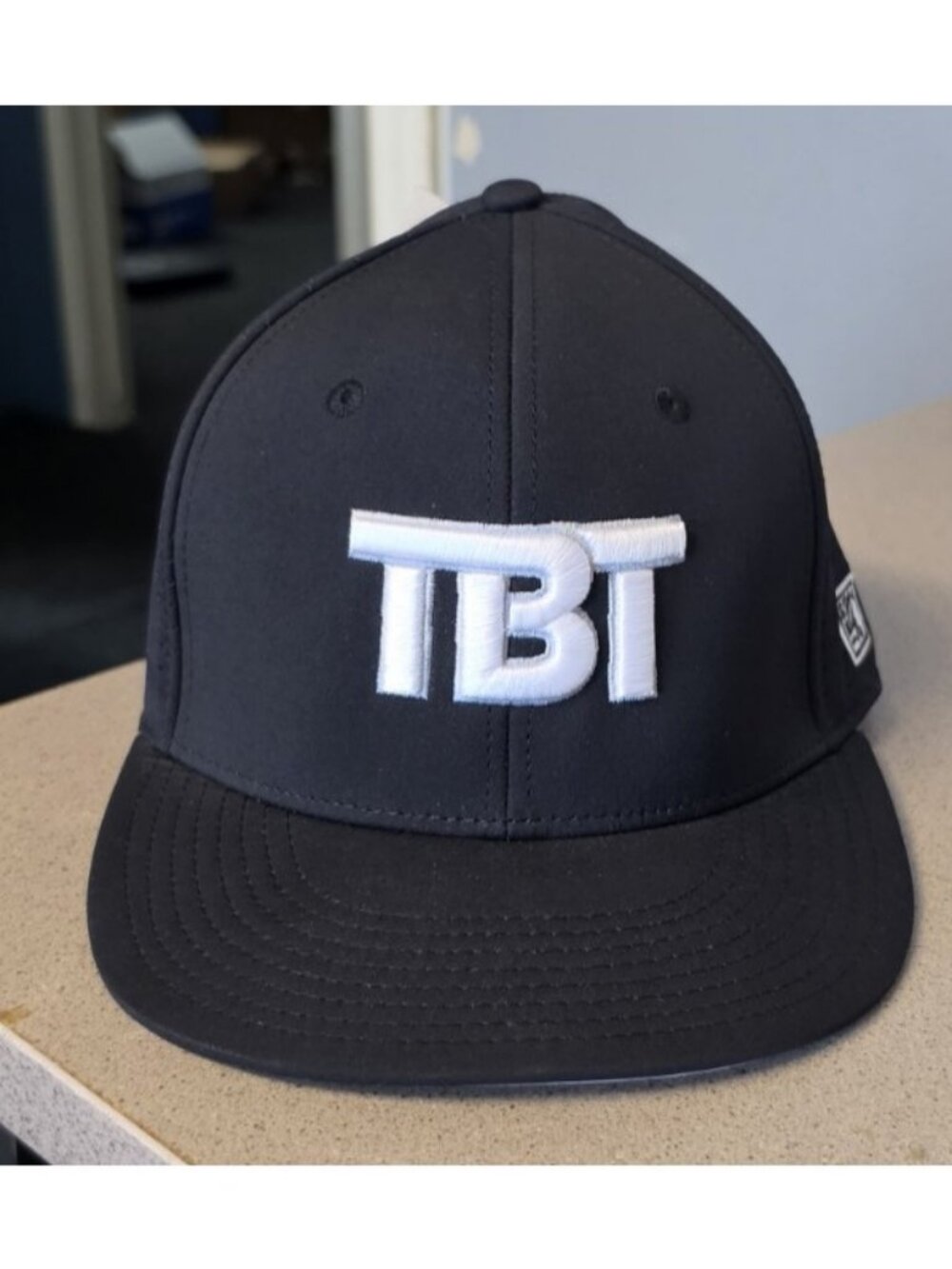 Brand New TBT Swag Baseball Mens XL Black Fitted Performance Hat The Game